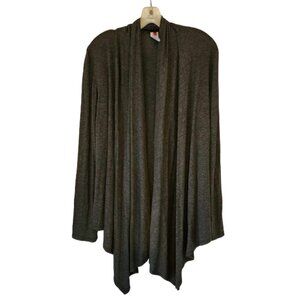 EUC Moa Dark Gray Cardigan style shawl